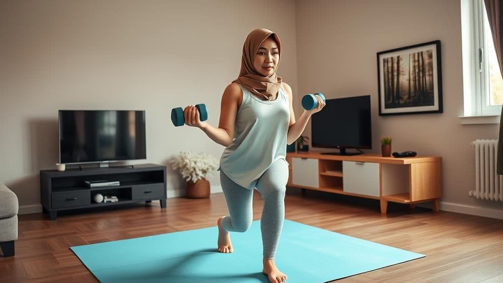 Senaman Ringan Di Rumah