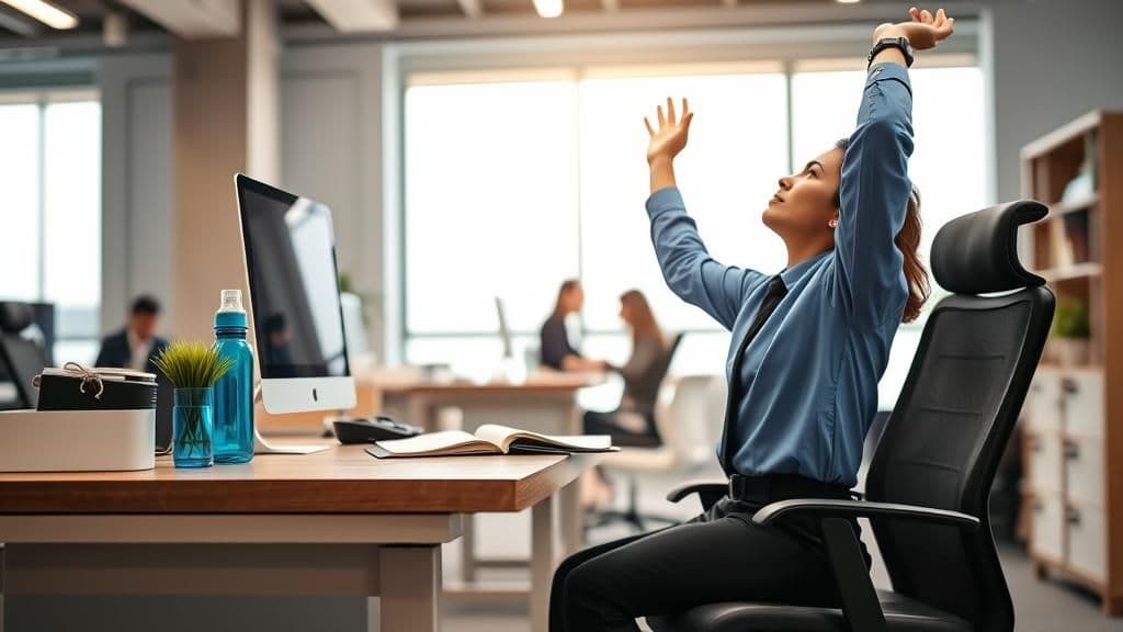 Senaman Ringkas Di Pejabat