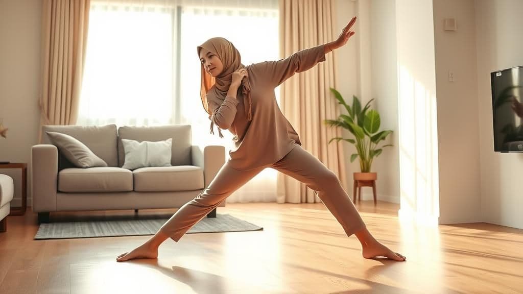 Senaman Rumah Ringan Untuk Badan Sihat