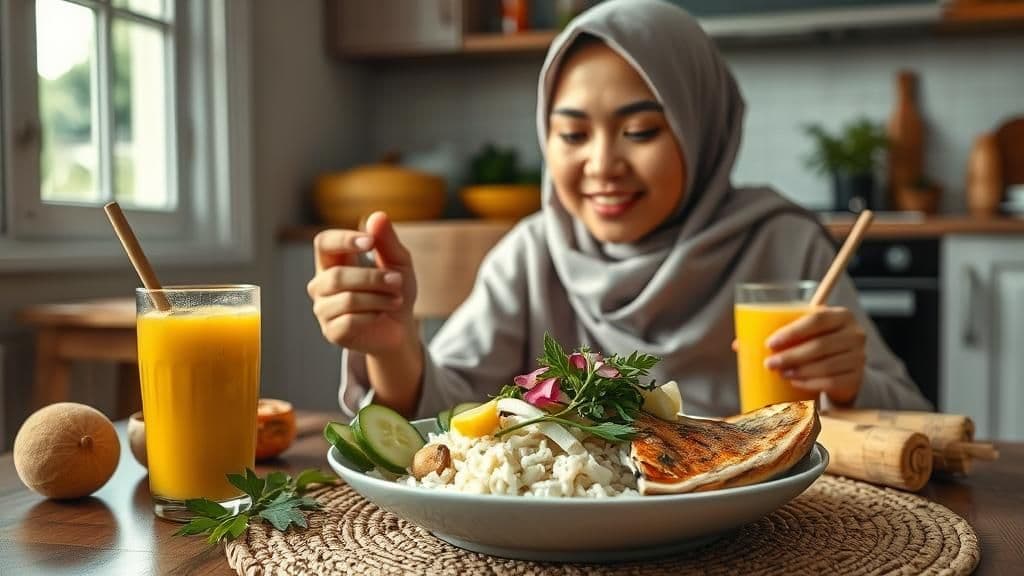 Cara pemakanan-sihat step by step