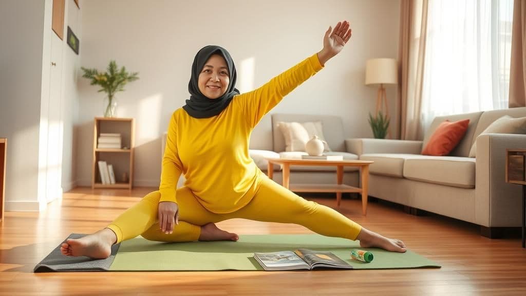 Senaman Mudah Di Ruang Tamu