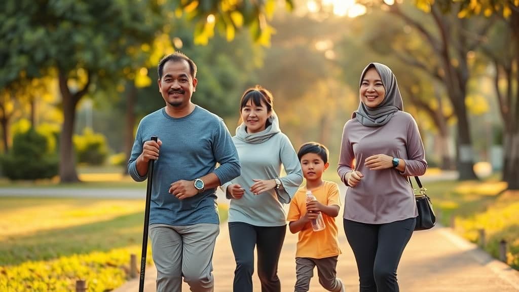 Aktiviti luar sihat untuk mengelakkan penyakit jantung di Malaysia