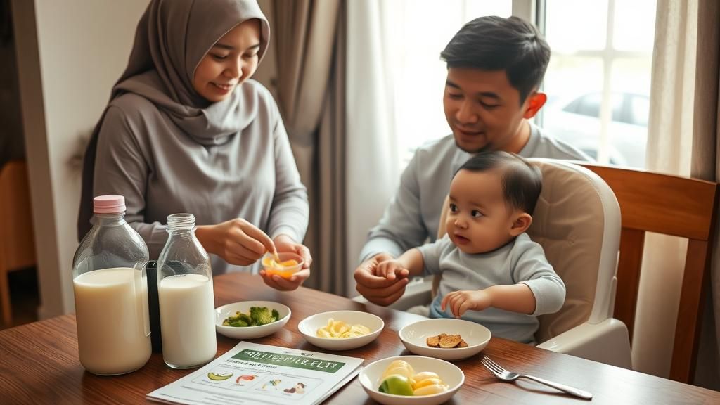 Pemakanan Bayi 6 Bulan Pertama