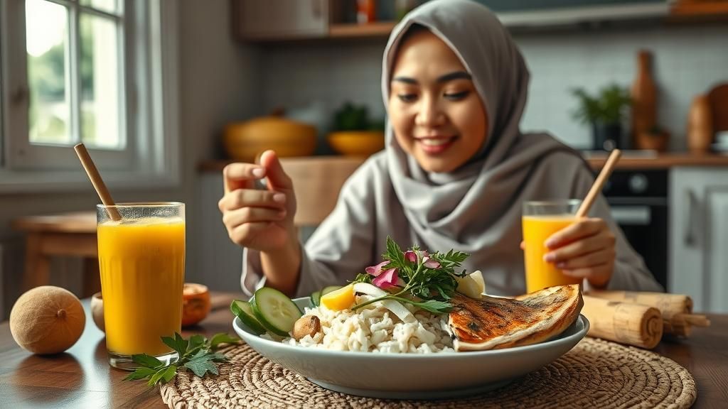 Cara pemakanan-sihat step by step