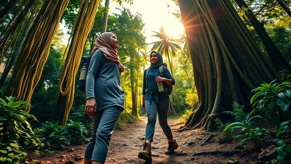 Aktiviti luar sihat di Malaysia: Berjalan kaki di Taman Negara